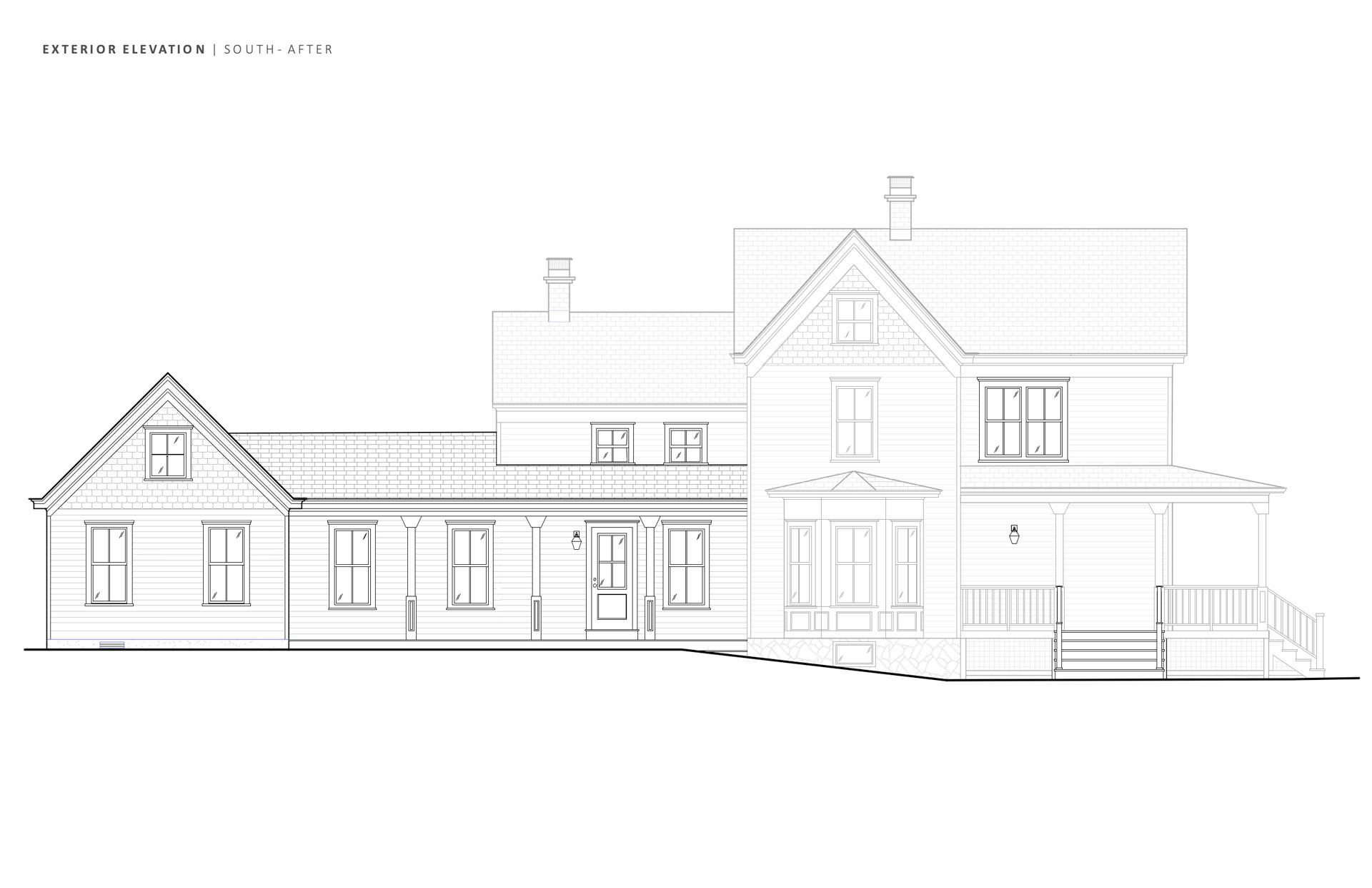 5 GV G 01B 2 ext elev south after